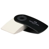 Radiera creion Sleeve Mini, neagra, Faber-Castell